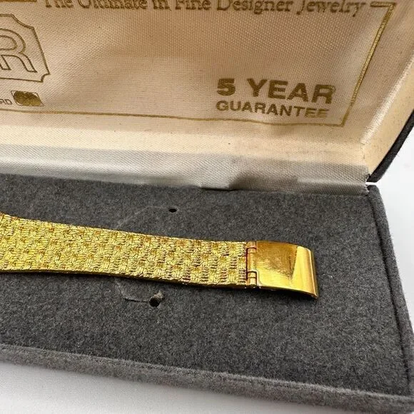 18kt HGE VINTAGE  Ladies Geneva yellow gold watch! - Picture 8 of 15